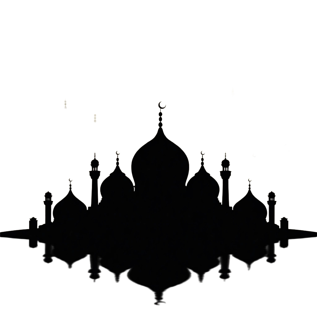 Silhouette of a Mosque